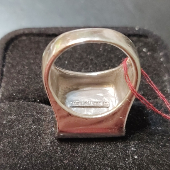 Unisex Plain Sterling Silver Ring - Picture 4 of 4